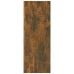 vidaXL Table console Chêne fumé 105x30x80 cm Bois d'ingénierie