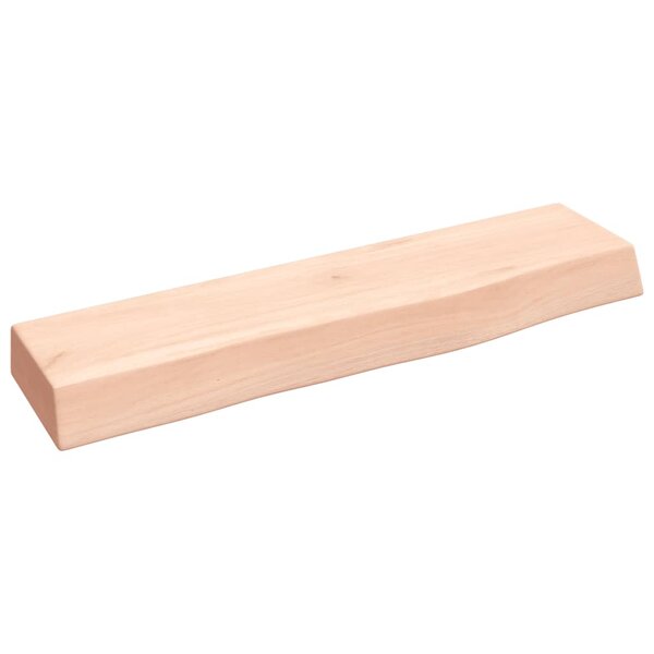 vidaXL Étagère murale 40x10x4 cm bois de chêne massif non traité