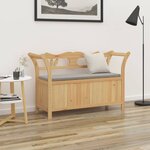 vidaXL Banc 107x45x75 5 cm Bois de sapin solide