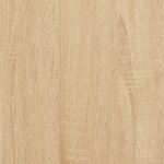 vidaXL Banc à chaussures chêne sonoma 62x42x45 cm bois d'ingénierie
