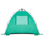 vidaXL Tente de plage 3 personnes libération rapide imperméable