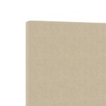 Tête de lit vidaXL Design sobre Vert Clair Gris 180 cm en Tissu Corde