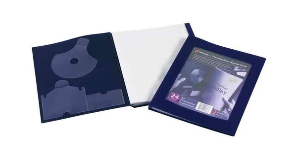 Livret de présentation A4 24 pochettes coloris noir REXEL