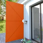vidaXL Auvent latéral pliable de terrasse Terre cuite 400 x 200 cm