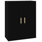 vidaXL Armoire murale noir 69 5x32 5x90 cm bois d'ingénierie