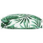 vidaXL Coussins de palette pour siège 4 Pièces Motif de feuilles 40x40x8 cm Tissu Oxford