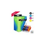 Compatible Epson 26 Pack 5 cartouches Noir et couleurs XL (T2636)