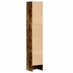 vidaXL Buffet avec LED chêne fumé 36x32 5x200 cm bois d'ingénierie