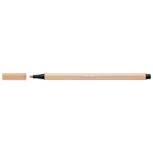 Stylo Feutre de Dessin Pen 68 Pointe 1mm Rose nude STABILO