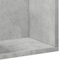 vidaXL Armoire murale gris béton 75x18x16 5 cm bois d'ingénierie