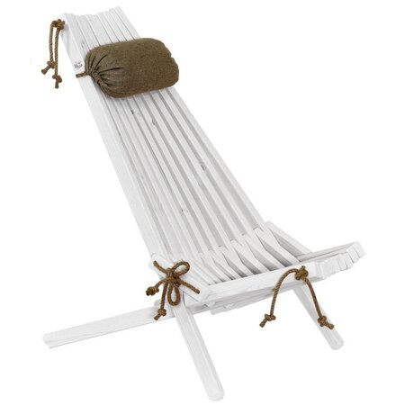 Chilienne en bois ecochair (coussin offert) pin blanc