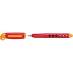 Stylo plume éducatif scribolino  rouge faber-castell