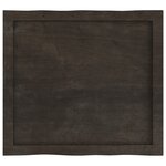 vidaXL Dessus de table bois massif traité bordure assortie