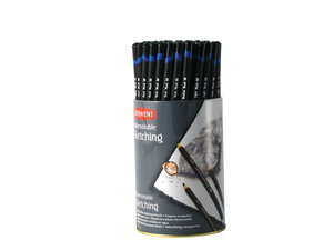 Crayon Graphite aquarellable Derwent Sketching x72