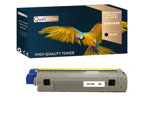 Qualitoner x1 toner 44844508 noir compatible pour oki