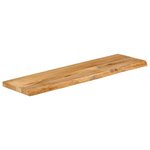 vidaXL Dessus de table à bord vivant 110x30x3 8cm bois massif manguier