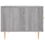 vidaXL Tables basses 2 Pièces sonoma gris 50x50x40 cm bois d'ingénierie