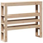 vidaXL Cadre de lit avec tête de lit 90x190 cm bois de pin massif