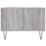 vidaXL Table basse Sonoma gris 90x50x36 5 cm Bois d'ingénierie