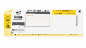 Boite de 200 Lettres recommandées Smart Data avec AR - LRSD2