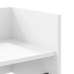 vidaXL Étagère murale blanc 100x35x30 5 cm bois d'ingénierie