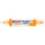 Marqueur acryl 3d dble pointe 5400 jaune soleil 2-3 mm  5-10 mm x 5 EDDING