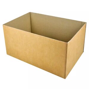 Demi-caisses carton – Lot de 20 brun 20x30x12 5 cm