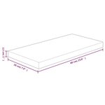 vidaXL Panneau d'étagère 60x20x2 5 cm Bois de chêne massif non traité