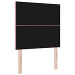 vidaXL Tête de Lit Rose avec Blocs de Diamants 90 cm Velours