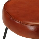 vidaXL Tabourets de bar lot de 2 marron foncé 40x29 5x53 cm