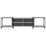 vidaXL Meuble TV sonoma gris 203x37x50 cm Bois d'ingénierie