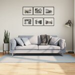 vidaXL Tapis HUARTE à poils courts doux et lavable bleu 100x200 cm