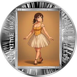 Monnaie LITTLE DANCER OF FOURTEEN YEARS Ai-nime Art Masterpieces Argent 500 Francs Cameroon 2025 (PRÉCOMMANDE)