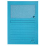 Paquet De 40 + 10 Chemises À Fenêtre Super 160g/m2 - 22x31cm - Couleurs Assorties - X 8 - Exacompta