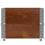 vidaXL Jardinière marron 100x50 cm bois massif de pin