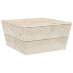 vidaXL Salon de jardin palette 10 Pièces avec coussins bois d'épicéa