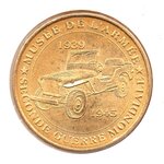 Mini médaille monnaie de paris 2008 - musée de l’armée (seconde guerre mondiale)