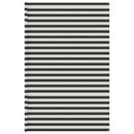vidaXL Tapis de tente anthracite et blanc 400x700 cm PEHD