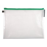 Pochette À Fermeture Éclair En Plastique Souple - Couleurs Assorties - X 10 - Exacompta