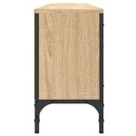 vidaXL Meuble TV à tiroir chêne sonoma 200x25x44 cm bois d'ingénierie