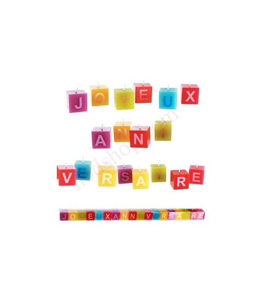 Bougies - Joyeux anniversaire