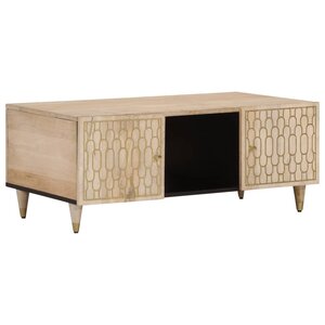 vidaXL Table basse 100x54x40 cm bois de manguier massif