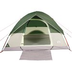 vidaXL Tente familiale à dôme 6 personnes vert imperméable