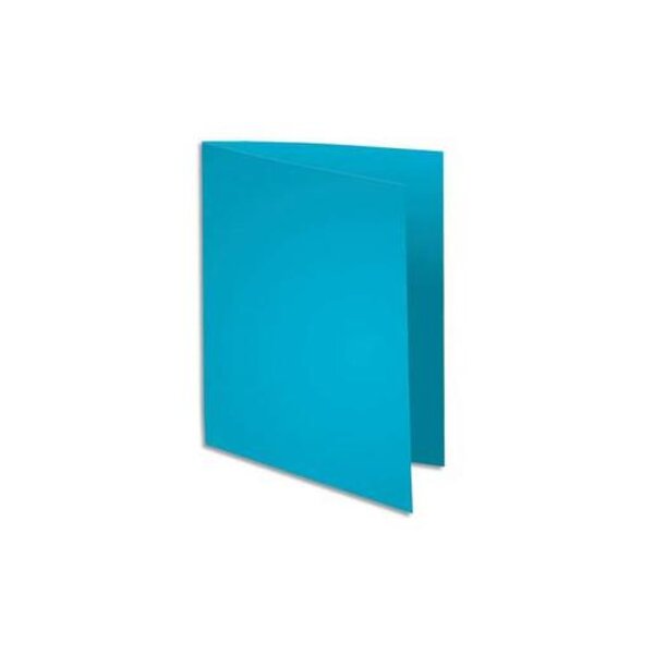 Paquet de 100 chemises JURA PEAU en carte 160 grammes bleu clair EXACOMPTA