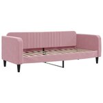 vidaXL Lit de repos rose 80x200 cm velours