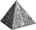 Pièce de monnaie en Argent 1000 Francs g 1000 (1 Kg) Millésime 2023 PYRAMID 3D