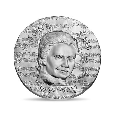 Pièce de monnaie 10 euro France 2021 argent BE – Simone Veil