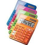 Calculatice 12 chiffres ls-123k rose métallique canon