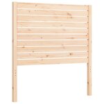 vidaXL Cadre de lit et tête de lit 100x200 cm bois massif