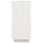 vidaXL Buffet Blanc 60x34x75 cm Bois massif de pin
